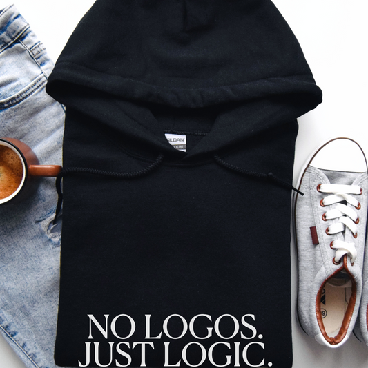 Hoodie No Logos. Just Logic.