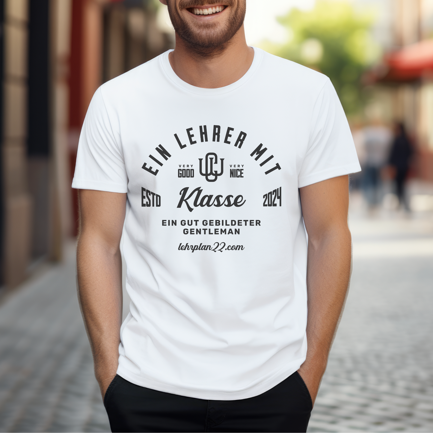 T-Shirt Ein Lehrer Mit Klasse