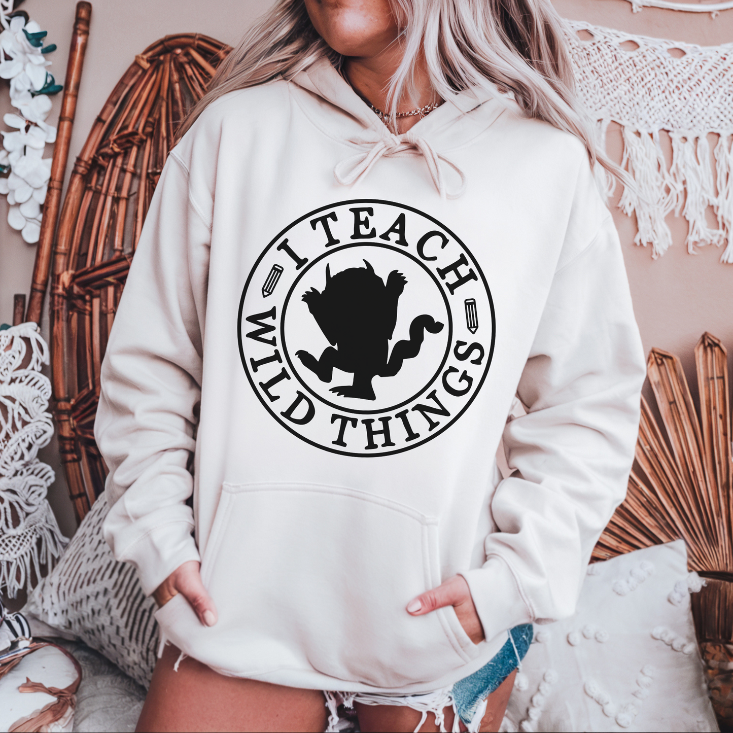 Hoodie I Teach Wild Things