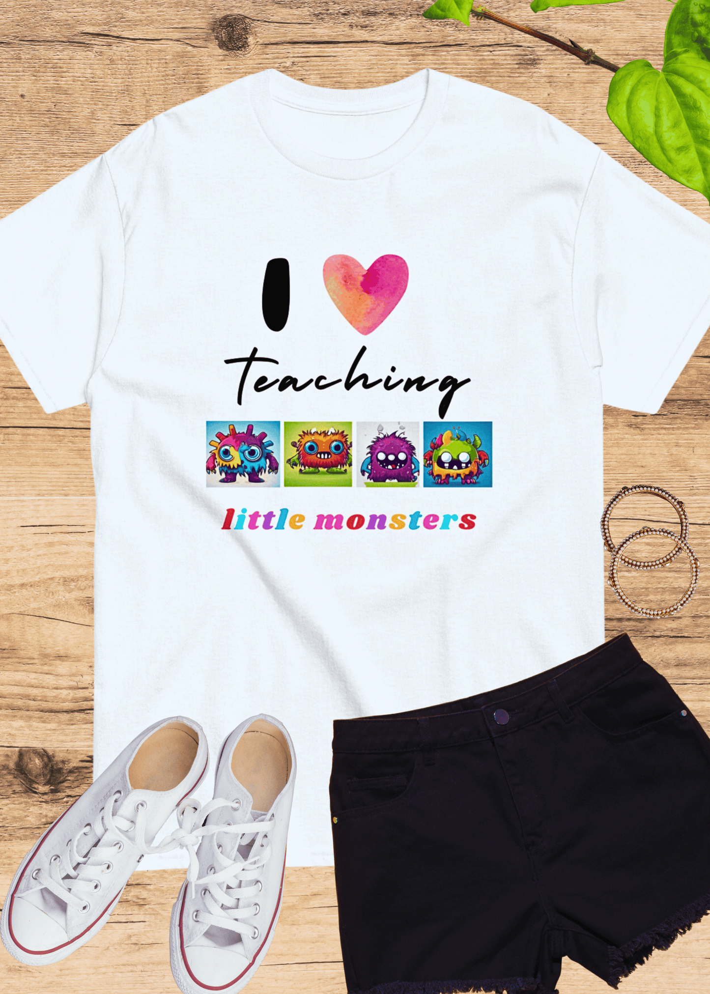 T-Shirt I Love Teaching Little Monsters