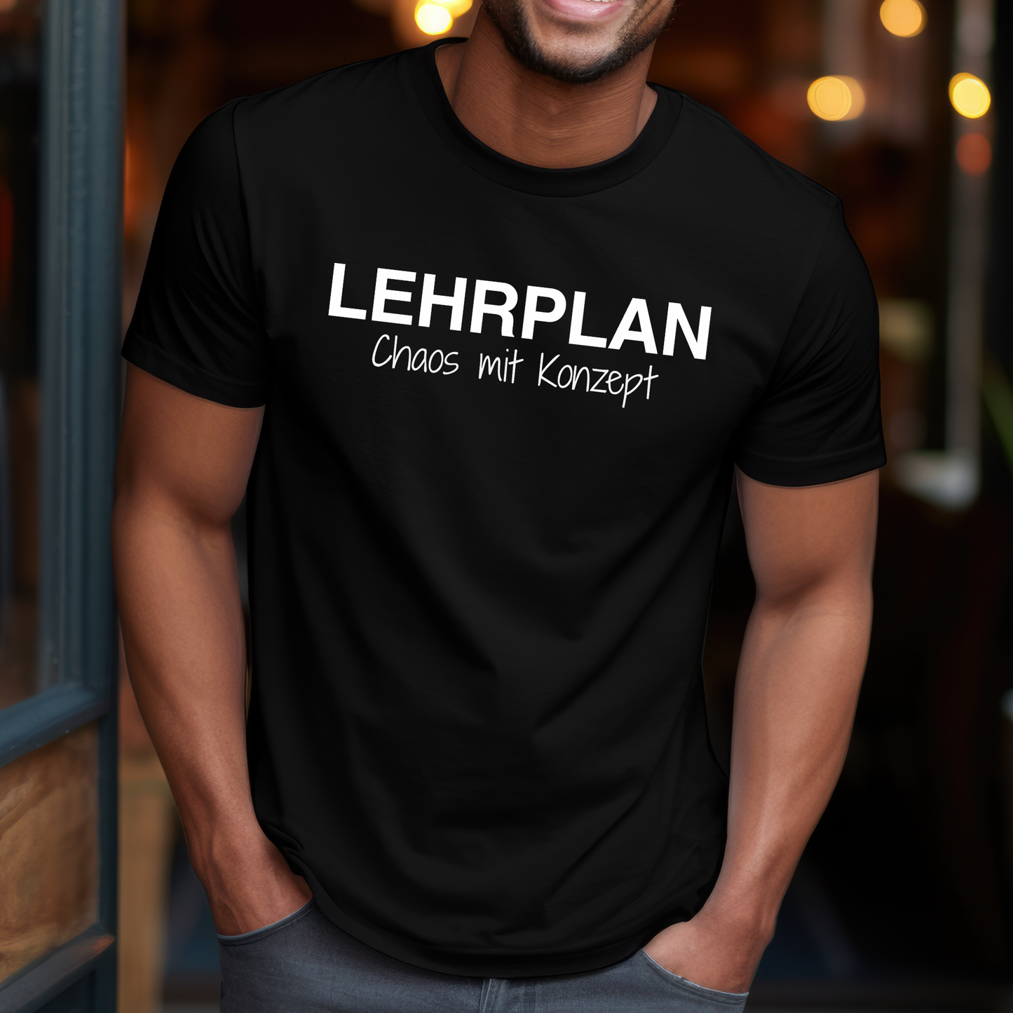 Lehrer T-Shirt LEHRPLAN Chaos Mit Konzept