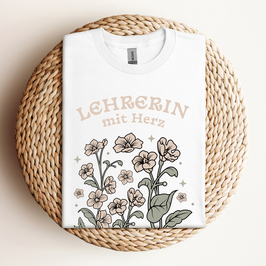 T-Shirt Lehrerin Mit Herz