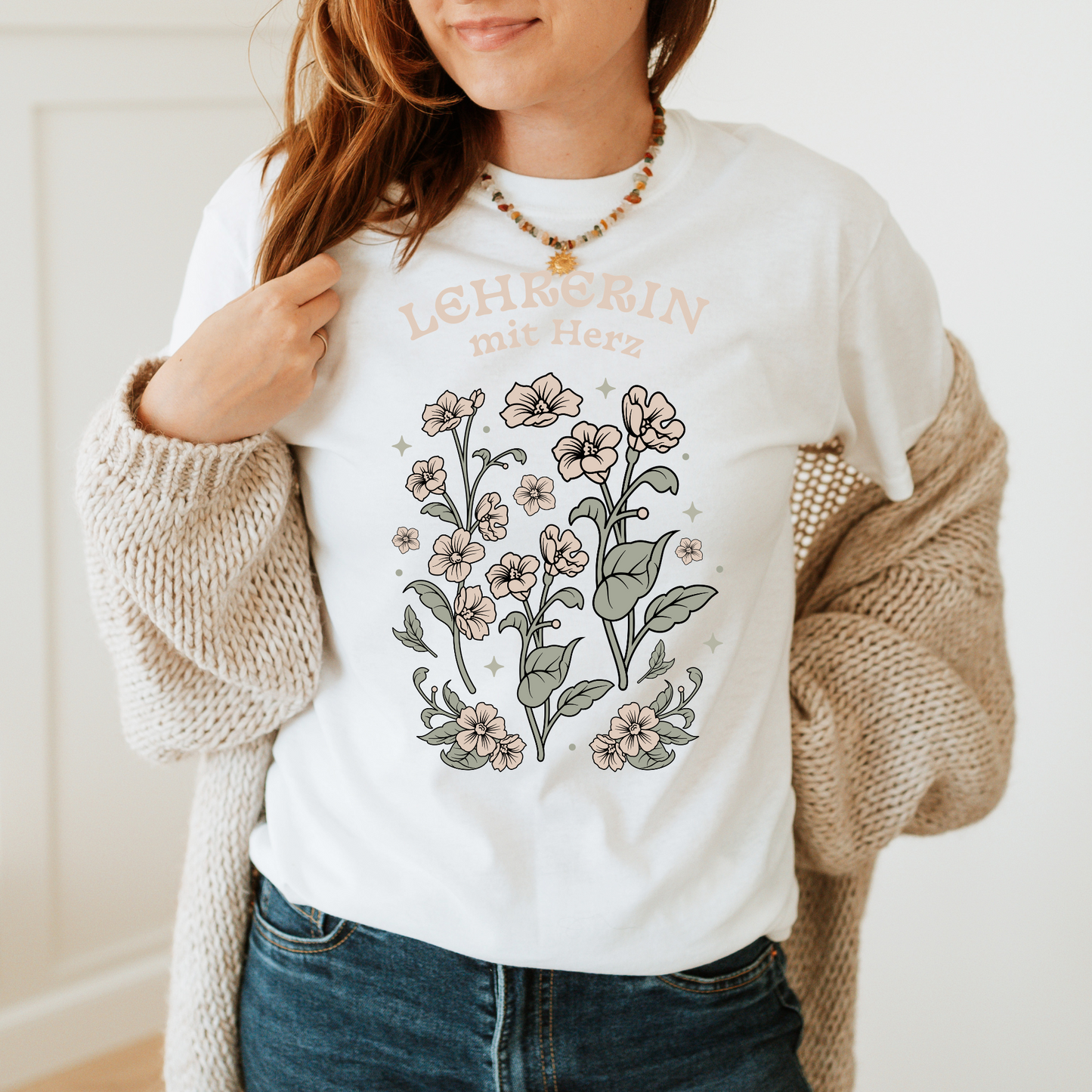 T-Shirt Lehrerin Mit Herz
