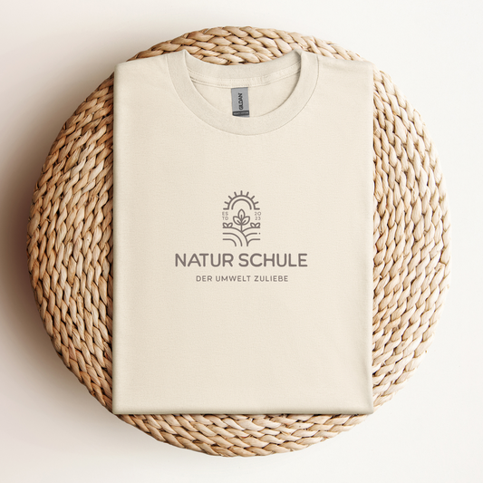 T-Shirt Natur Schule