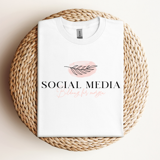 T-Shirt Social Media Bildung Für Morgen