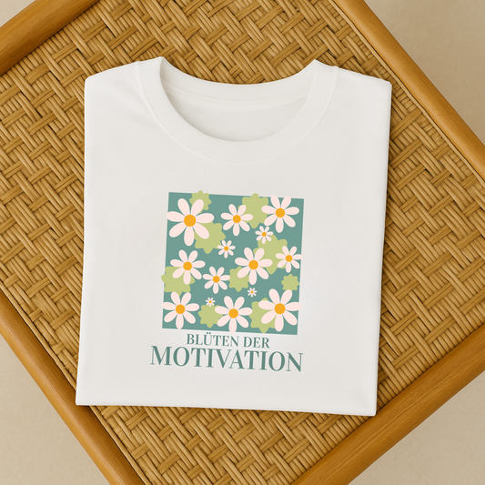 T-Shirt Blüten Der Motivation