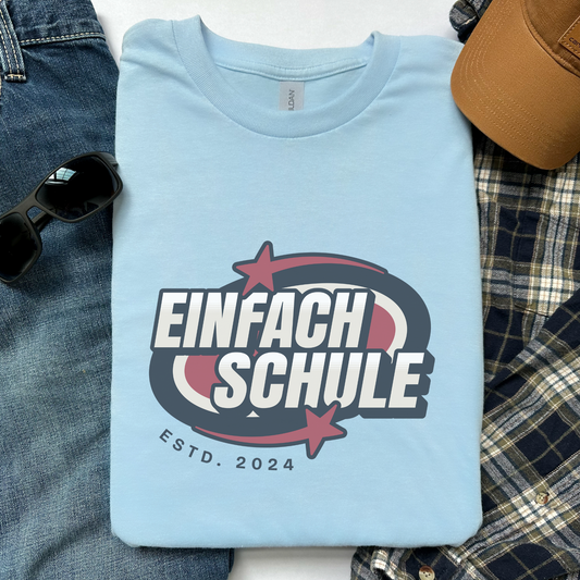 T-Shirt Einfach Schule