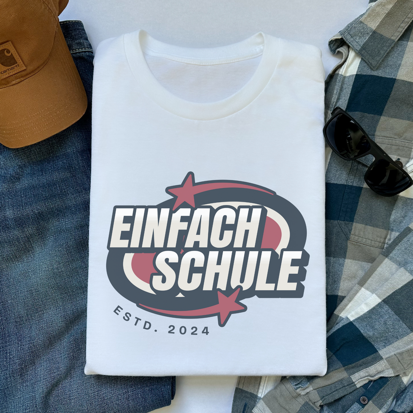 T-Shirt Einfach Schule