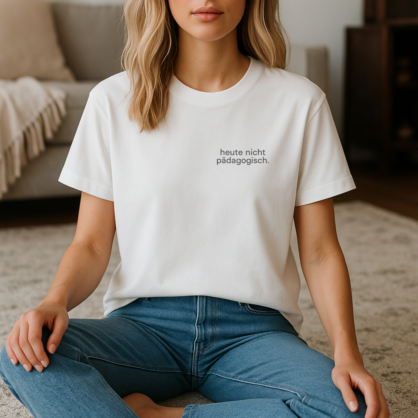 T-Shirt Heute Nicht Pädagogisch.
