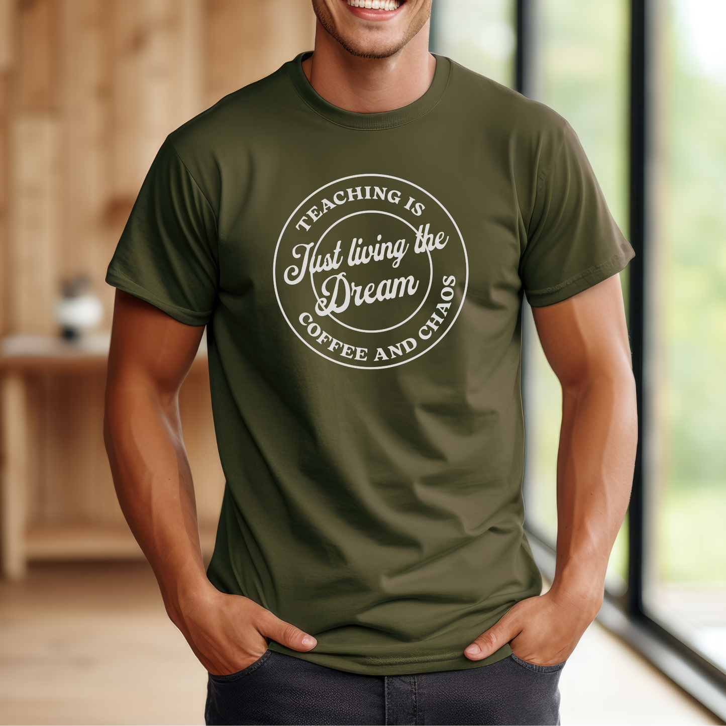 T-Shirt Teaching Is Coffee And Chaos