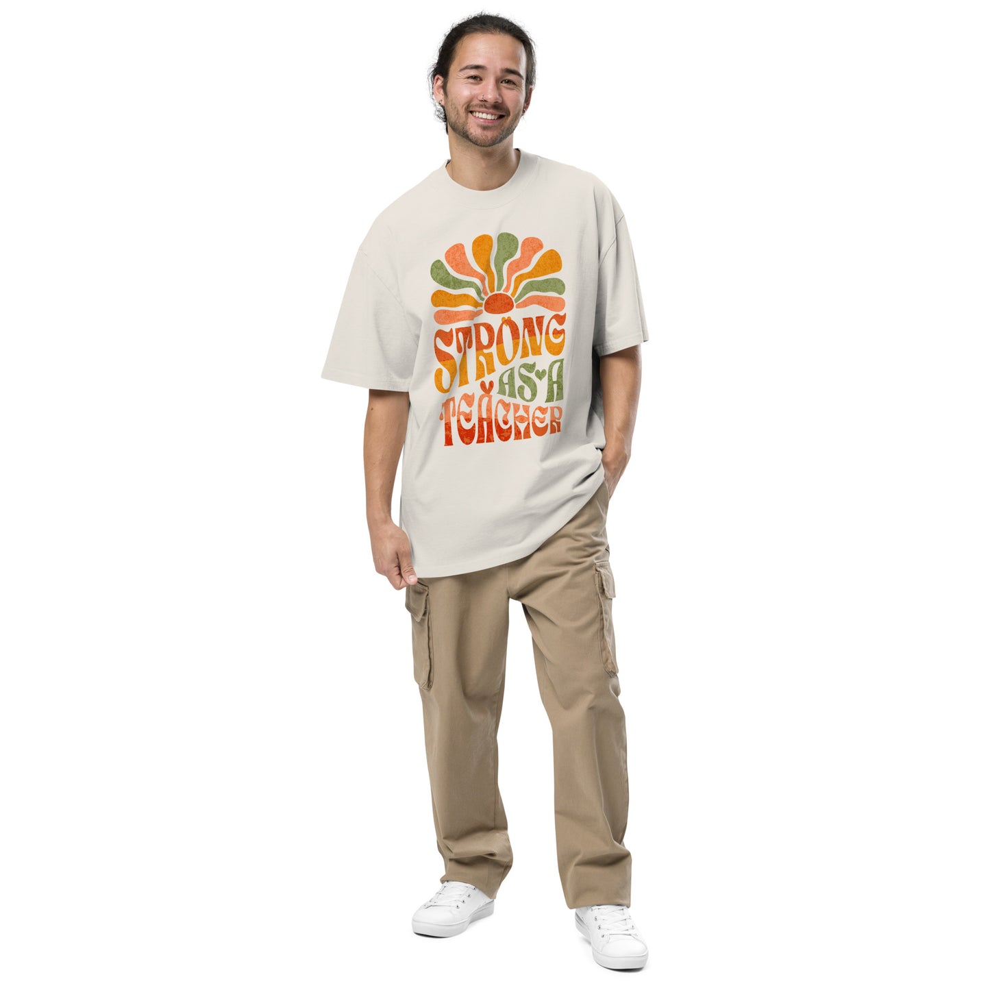 Oversized T-Shirt Strong As A Teacher