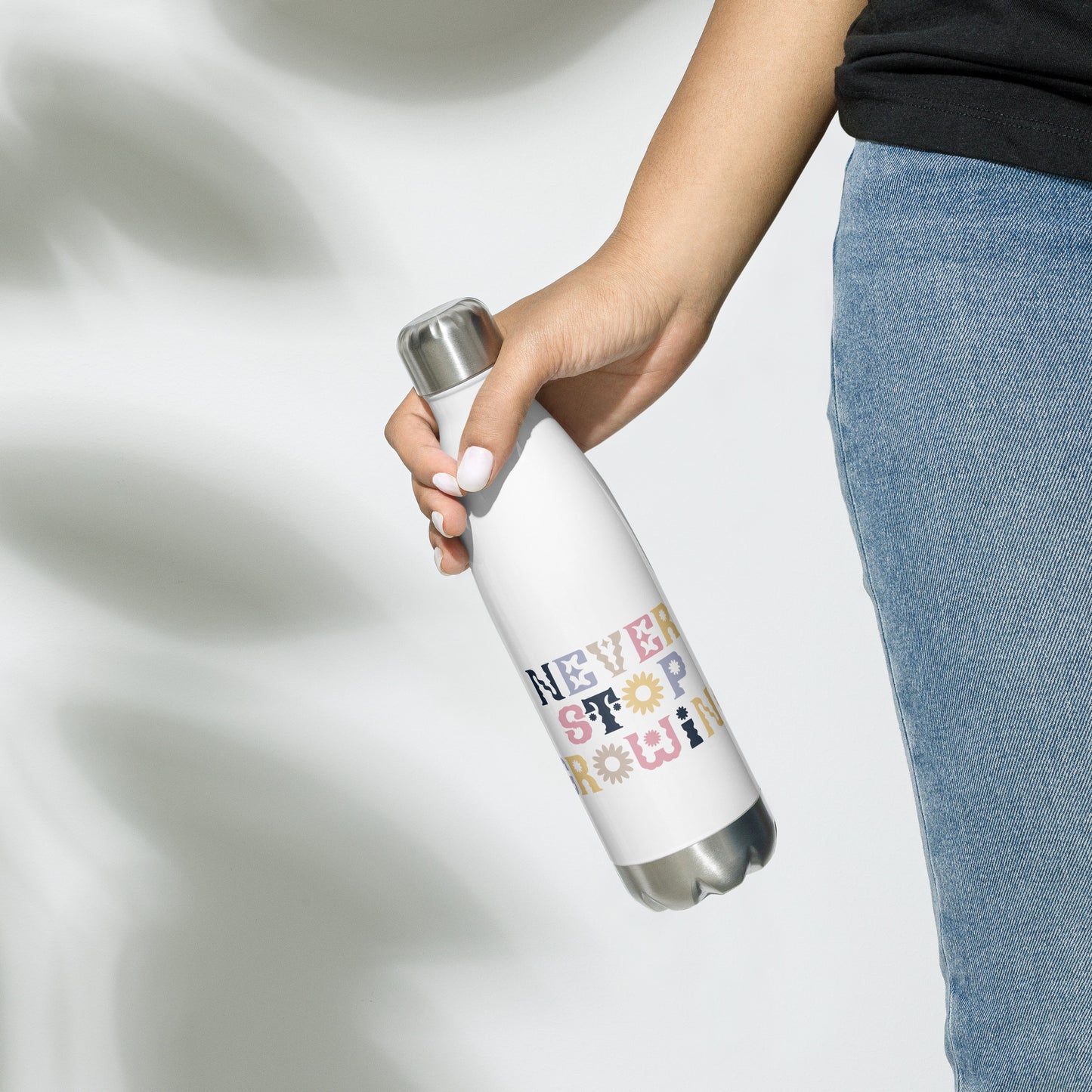 Trinkflasche Never Stop Growing