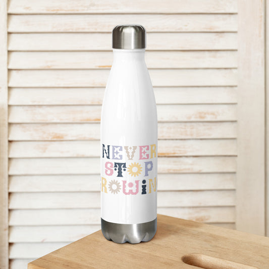 Trinkflasche Never Stop Growing