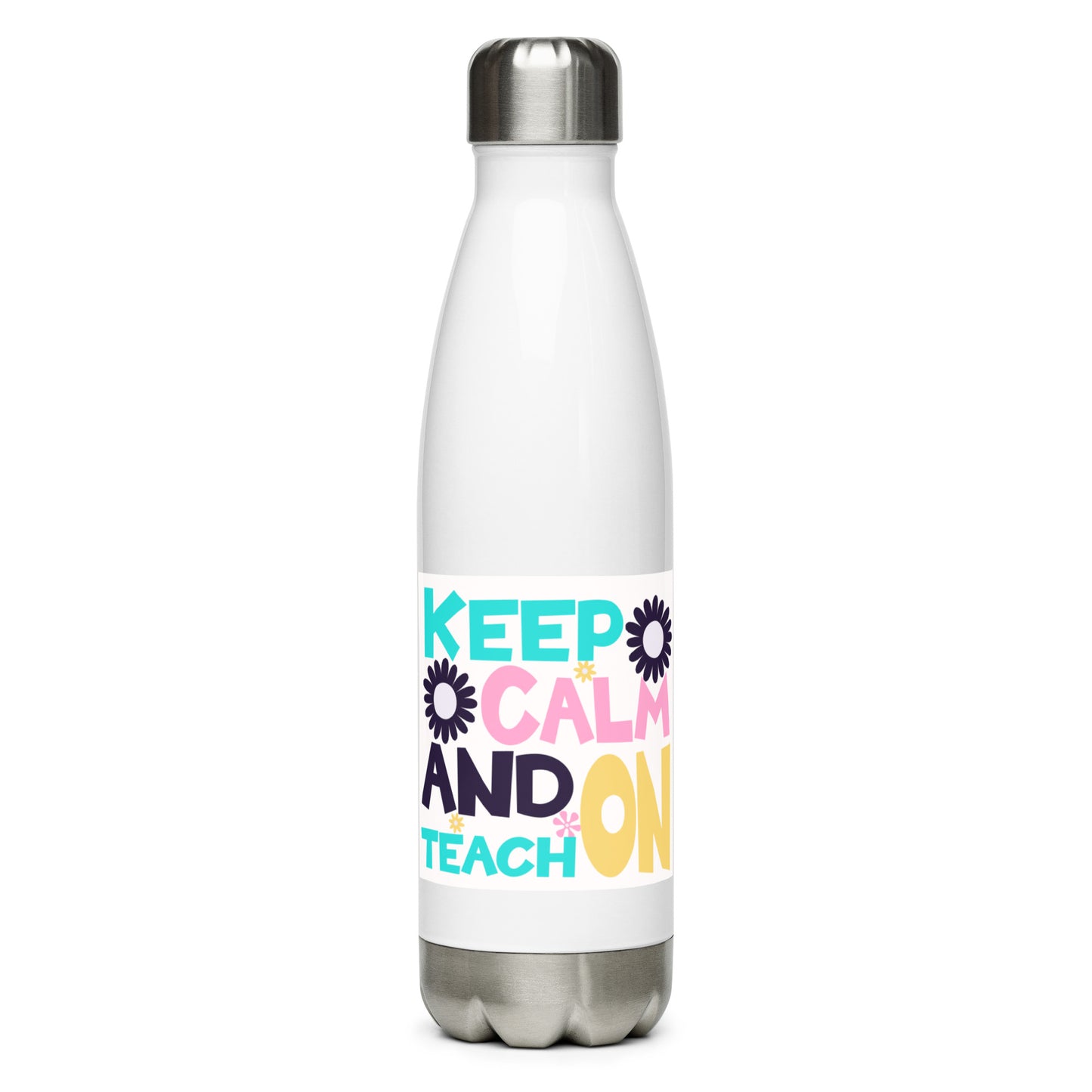 Trinkflasche Keep Calm And Teach On