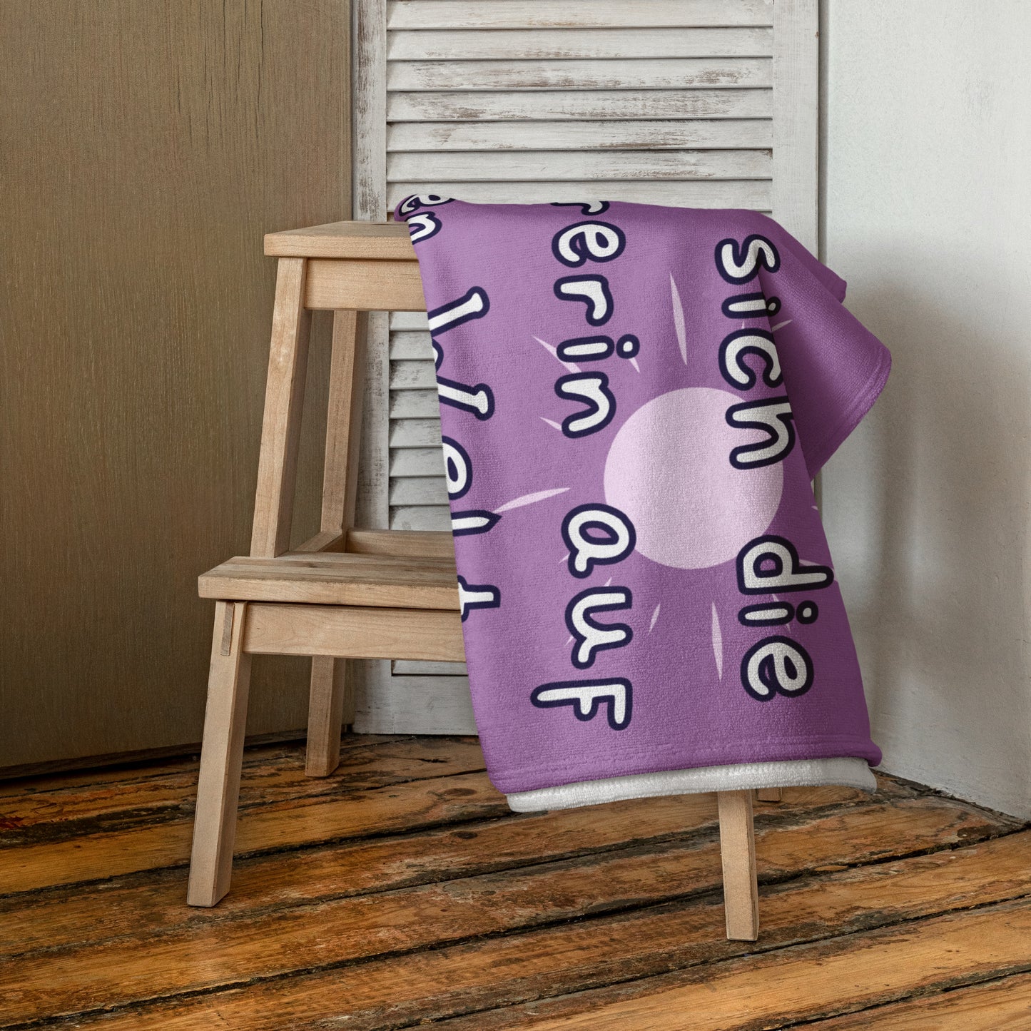 Badetuch Hier Sonnt Sich Die Beste Lehrerin