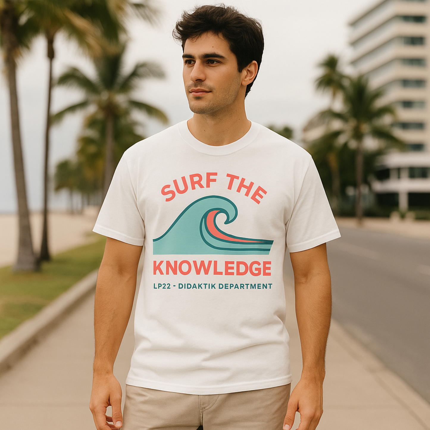 T-Shirt Surf The Knowledge