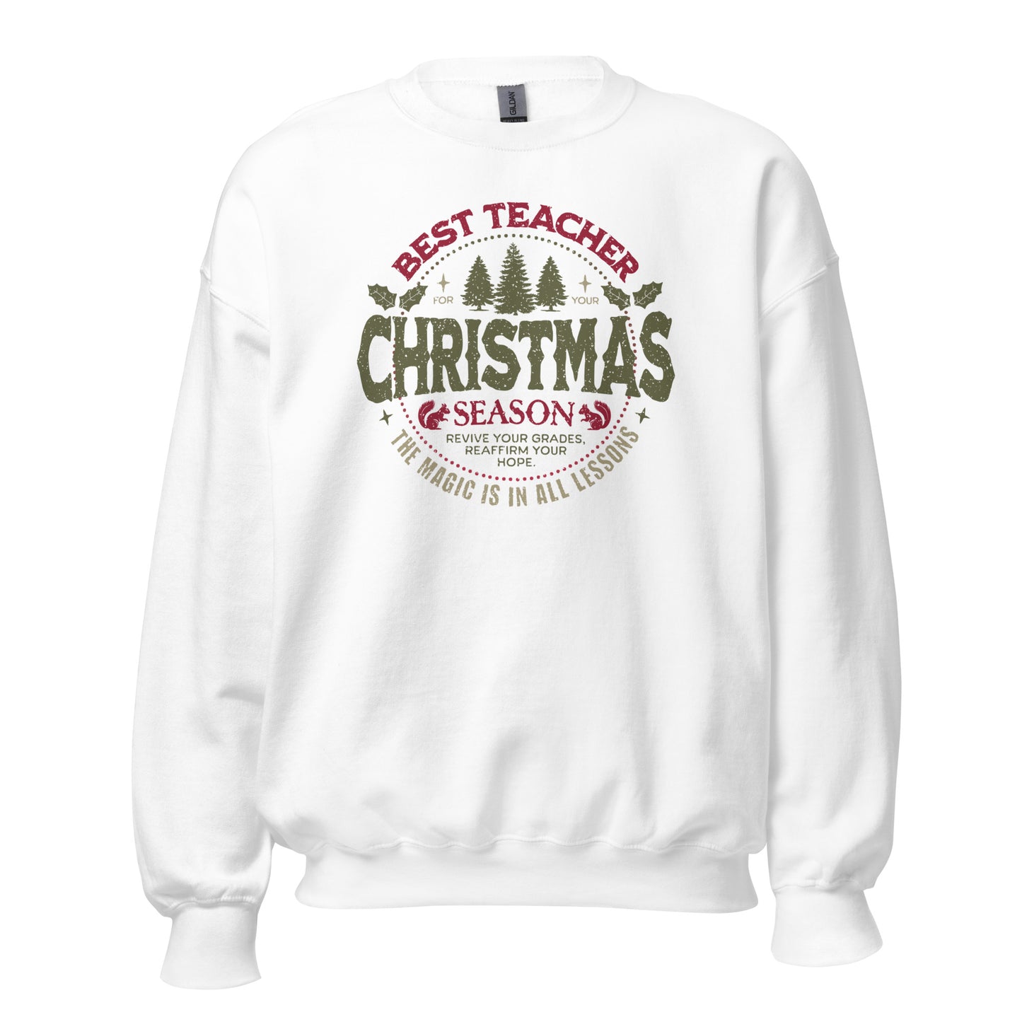 Pullover Best Teacher Christmas Season
