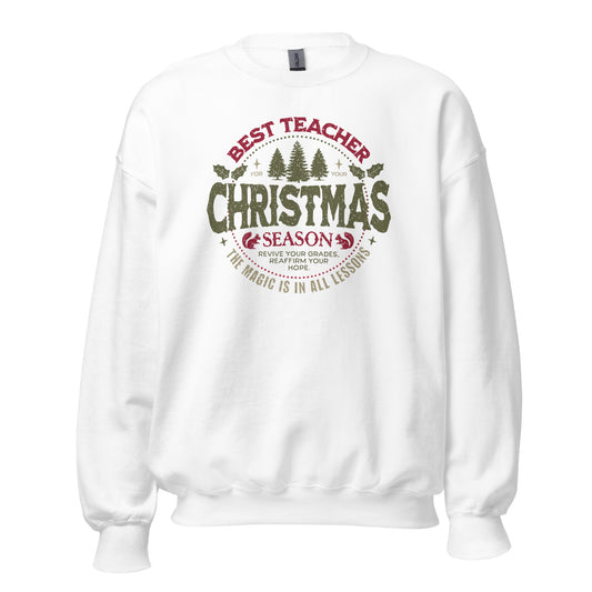 Pullover Best Teacher Christmas Season