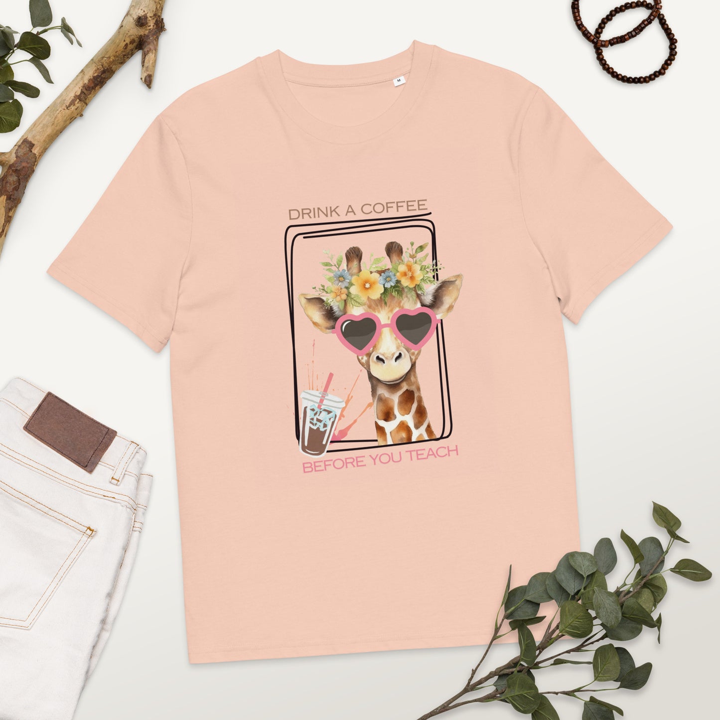 T-Shirt Drink Coffee Before You Teach