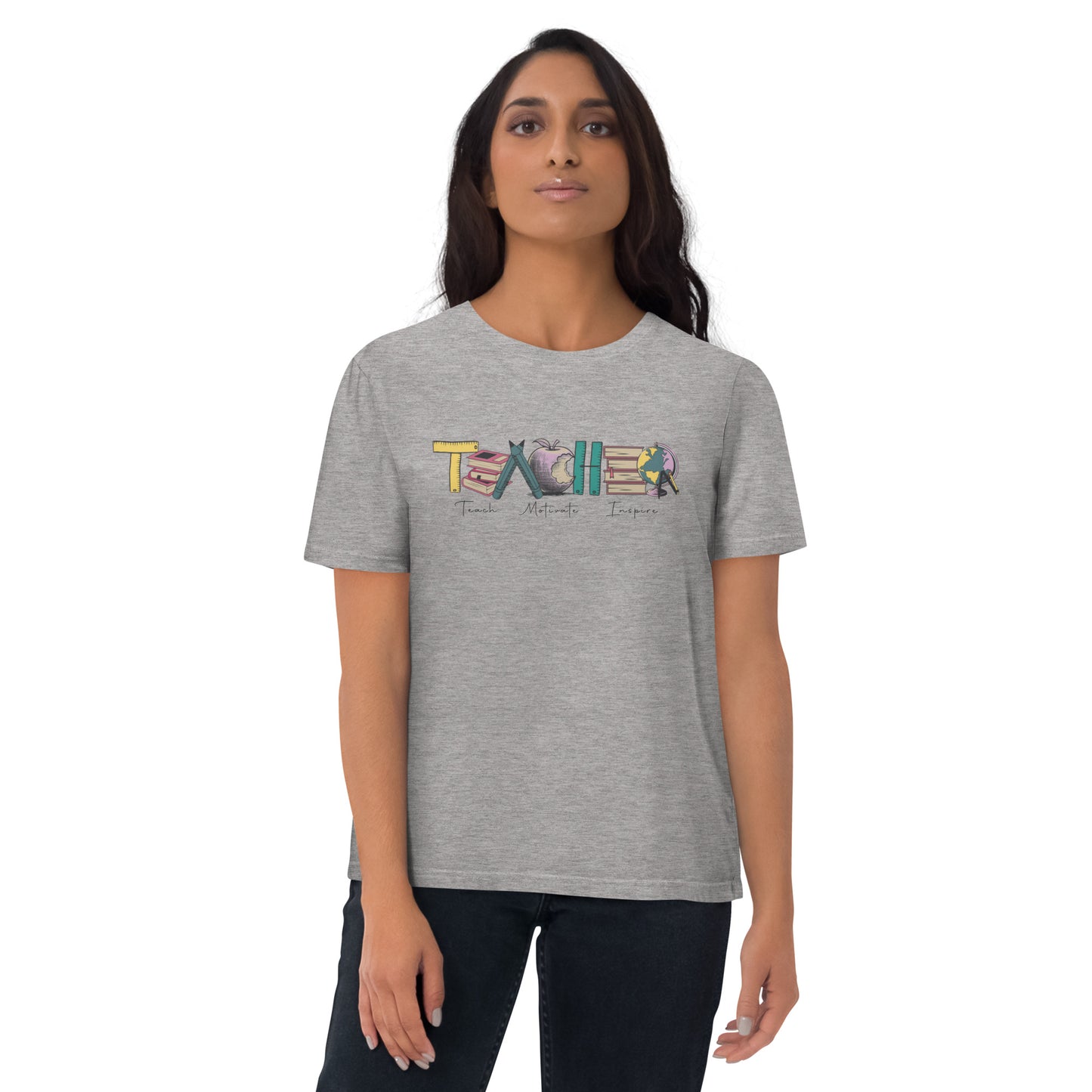 T-Shirt Teacher Teach Motivate Inspire