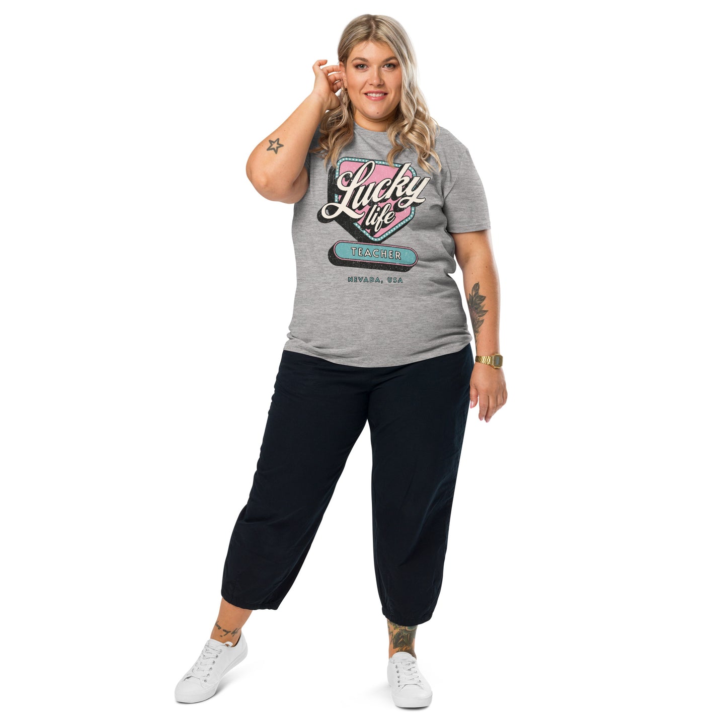 T-Shirt Lucky Life Teacher