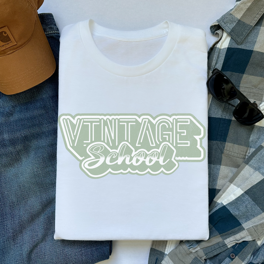 T-Shirt Vintage School