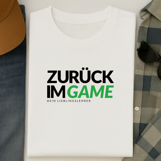 T-Shirt Zurück Im Game