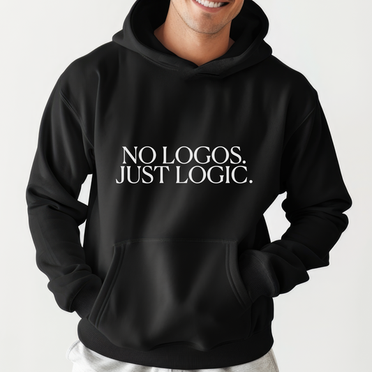 Hoodie No Logos. Just Logic.