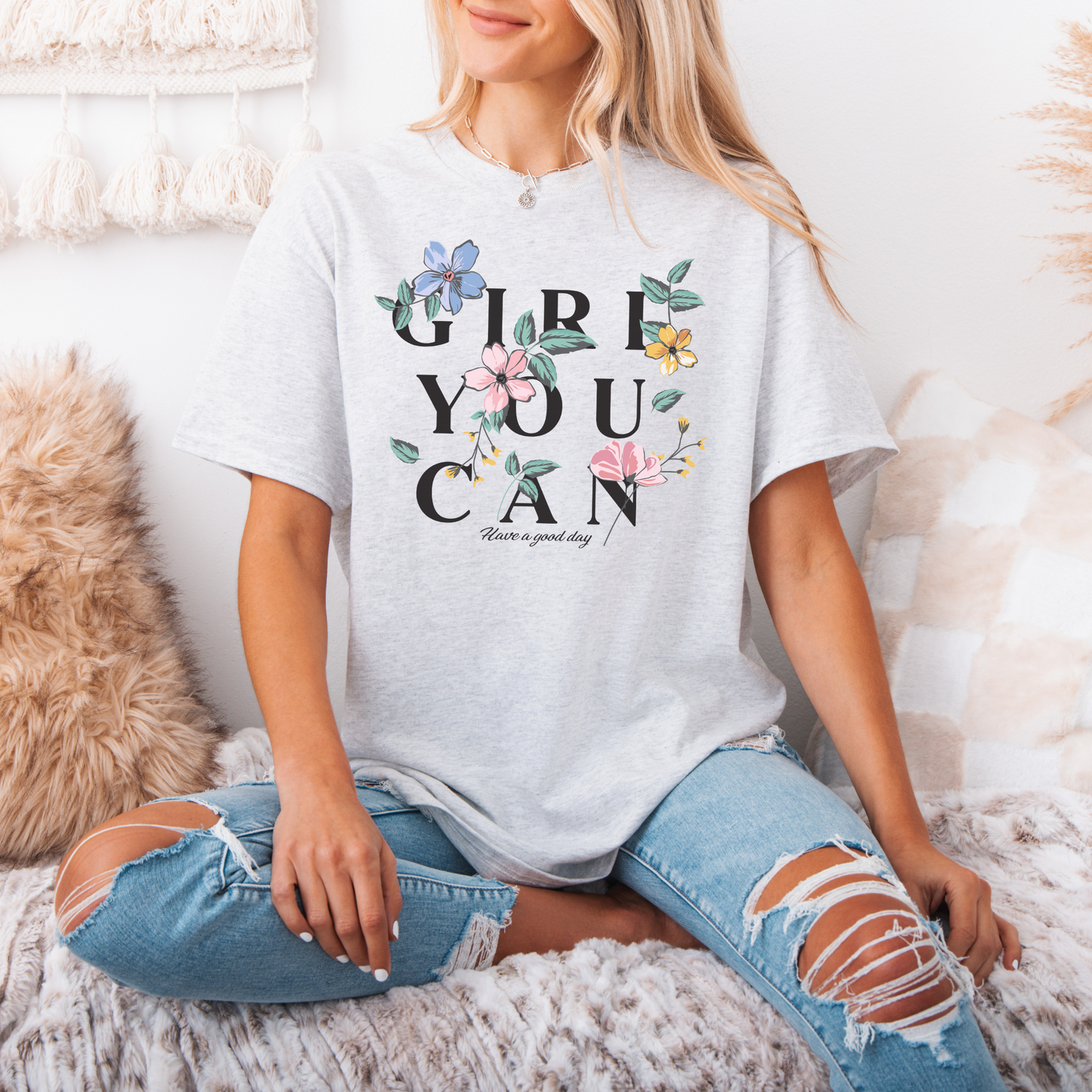 T-Shirt Girl You Can