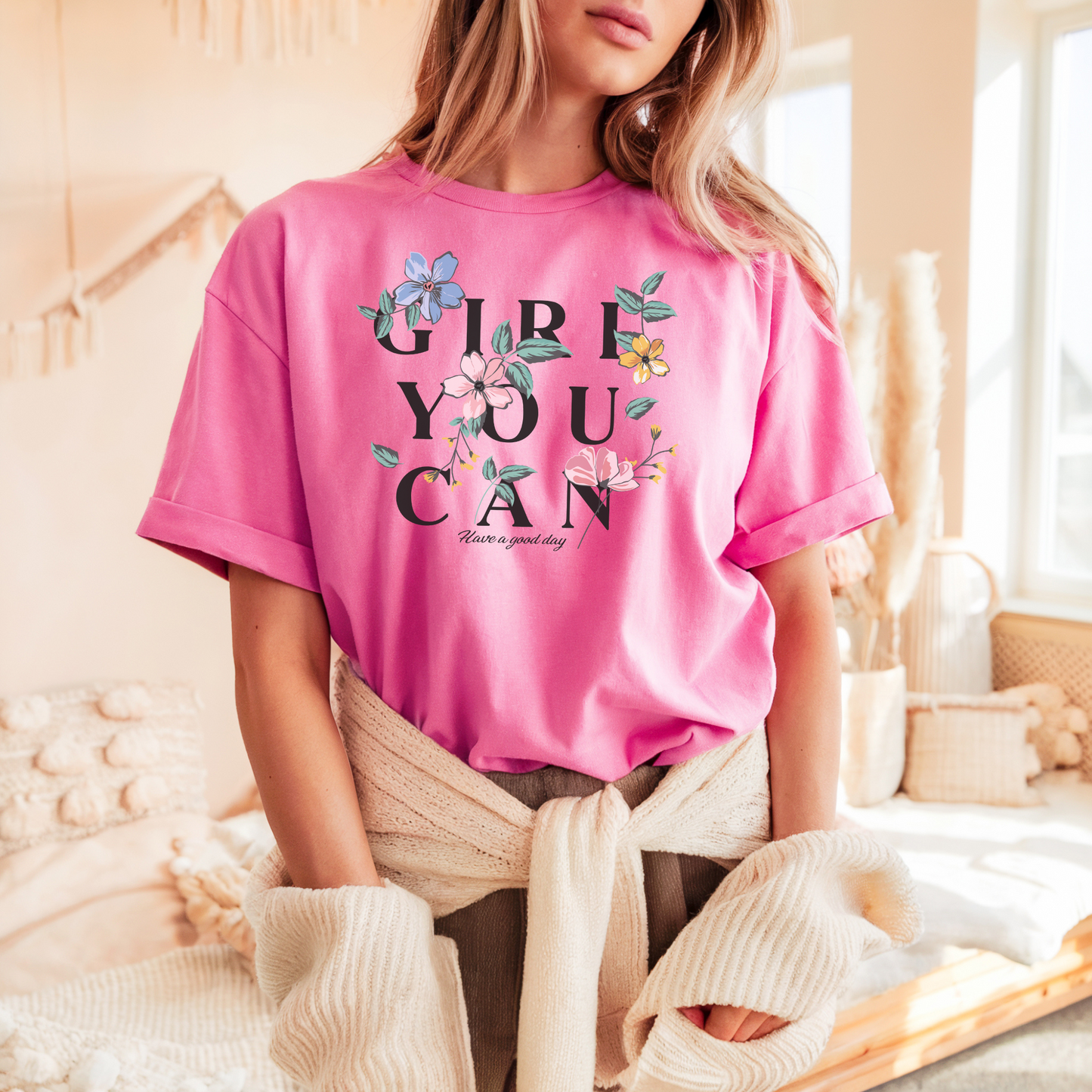 T-Shirt Girl You Can