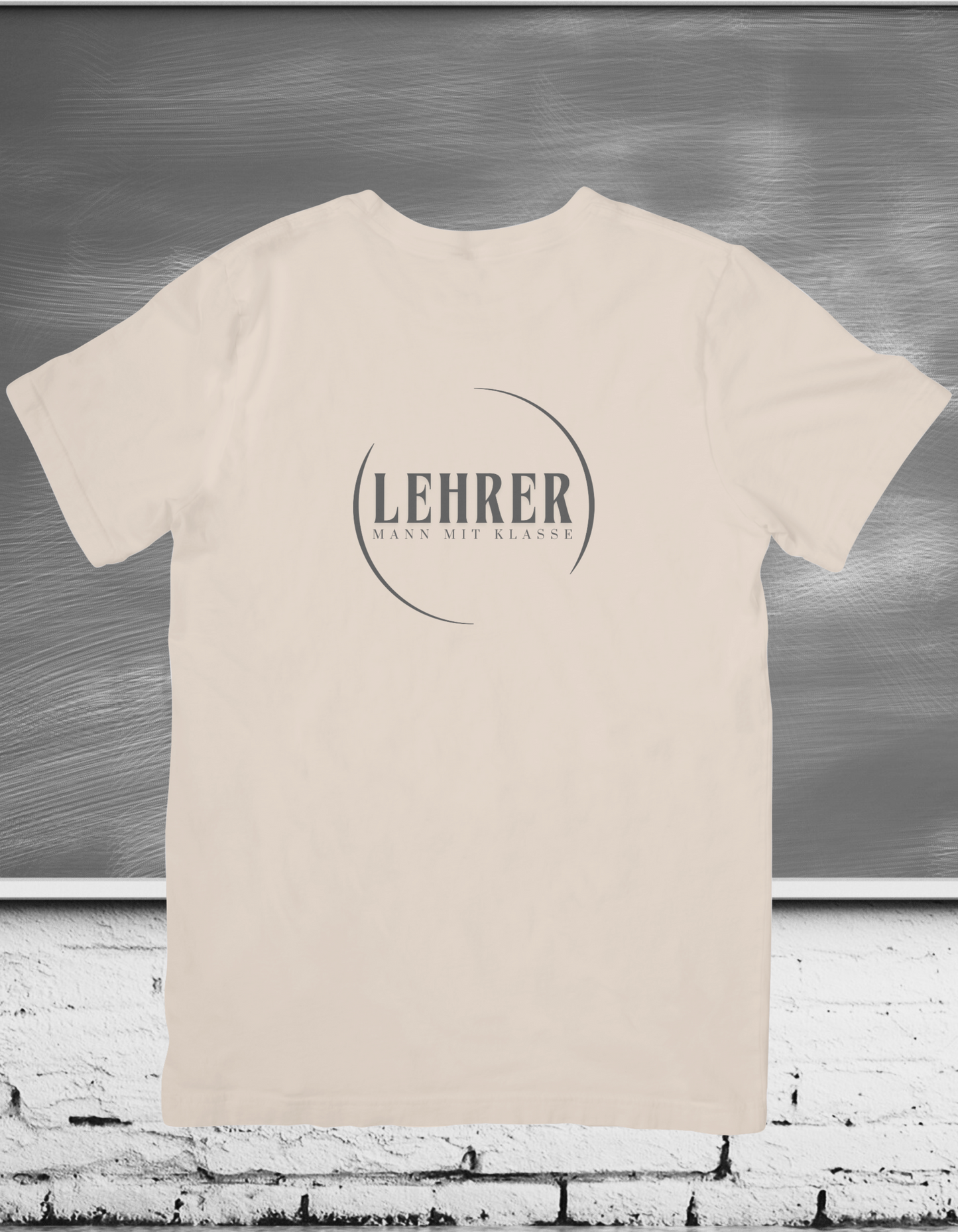 T-Shirt Lehrer Mann Mit Klasse