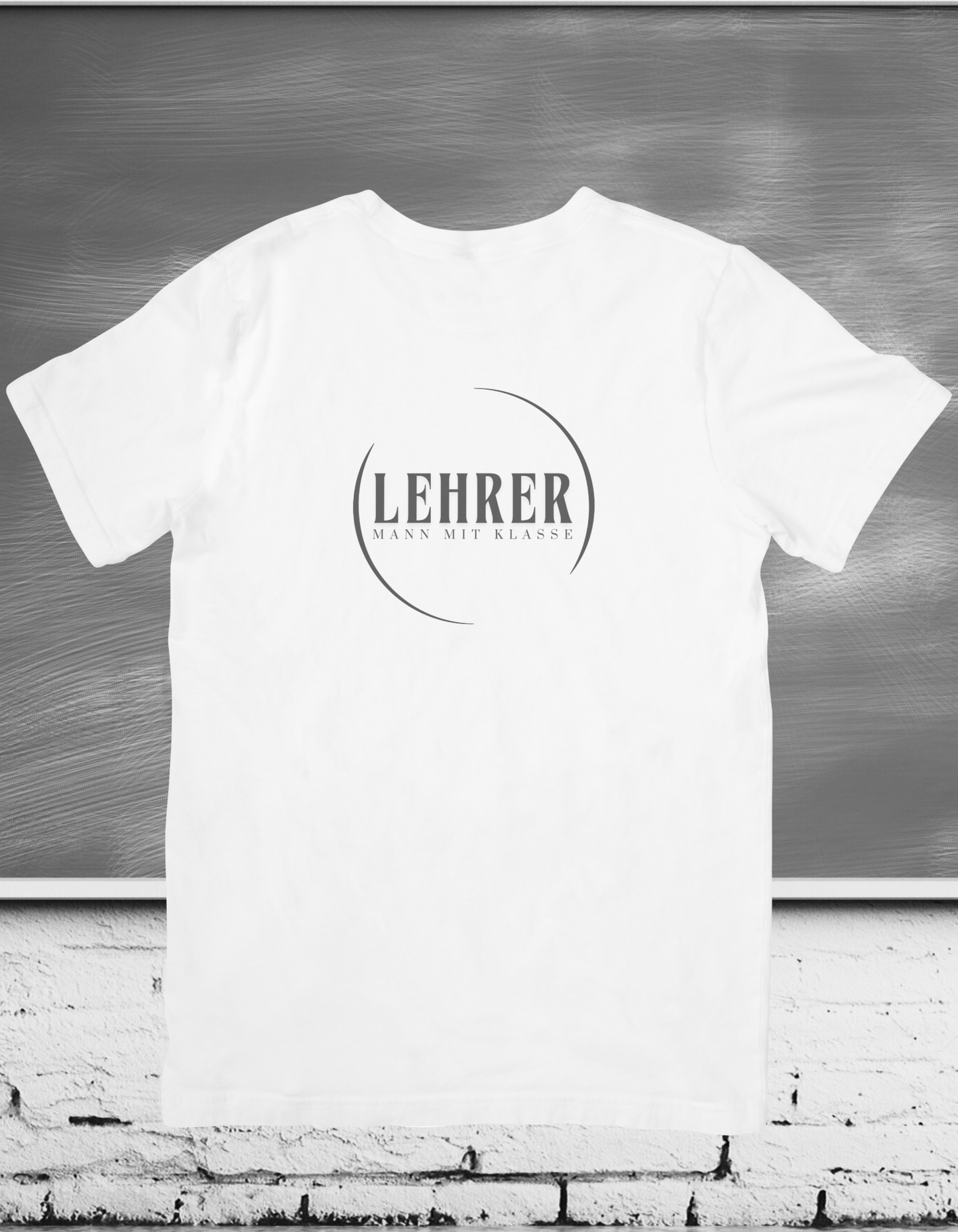 T-Shirt Lehrer Mann Mit Klasse