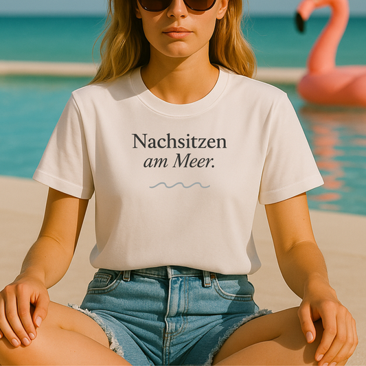 T-Shirt Nachsitzen am Meer