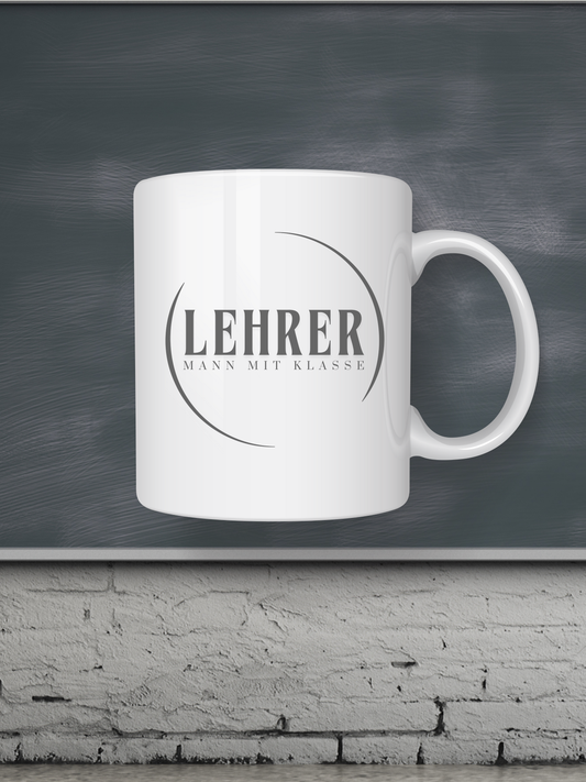 Tasse Lehrer Mann Mit Klasse