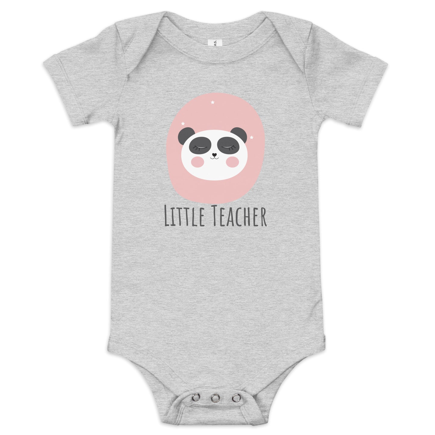 Kurzärmliger Baby-Einteiler Little Teacher