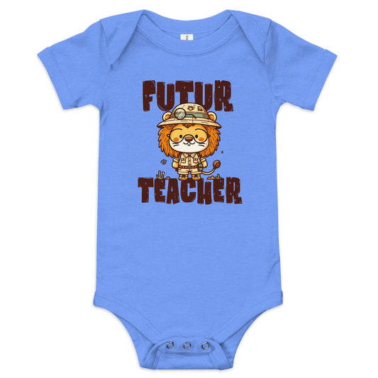 Kurzärmliger Baby-Einteiler Futur Teacher