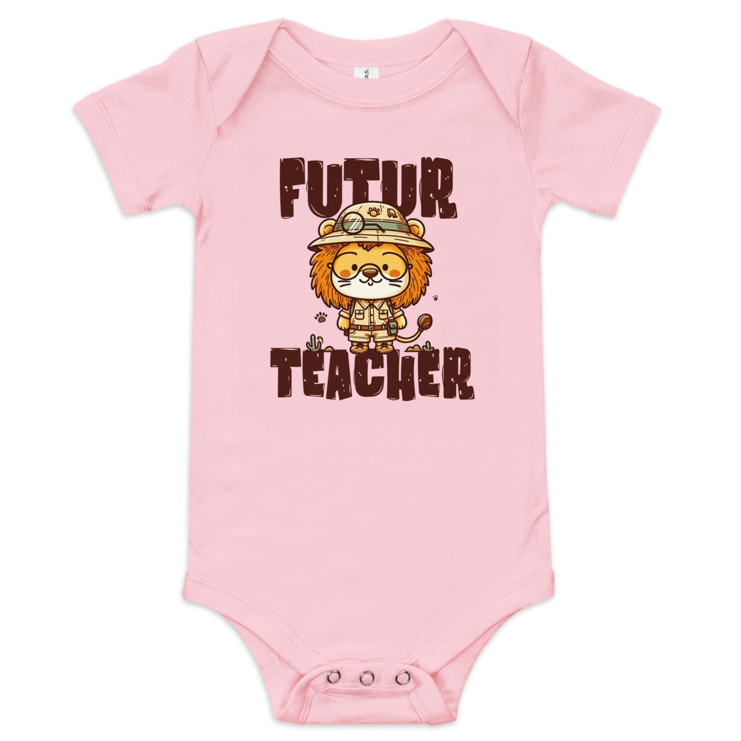 Kurzärmliger Baby-Einteiler Futur Teacher