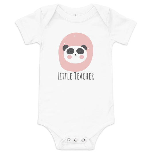 Kurzärmliger Baby-Einteiler Little Teacher