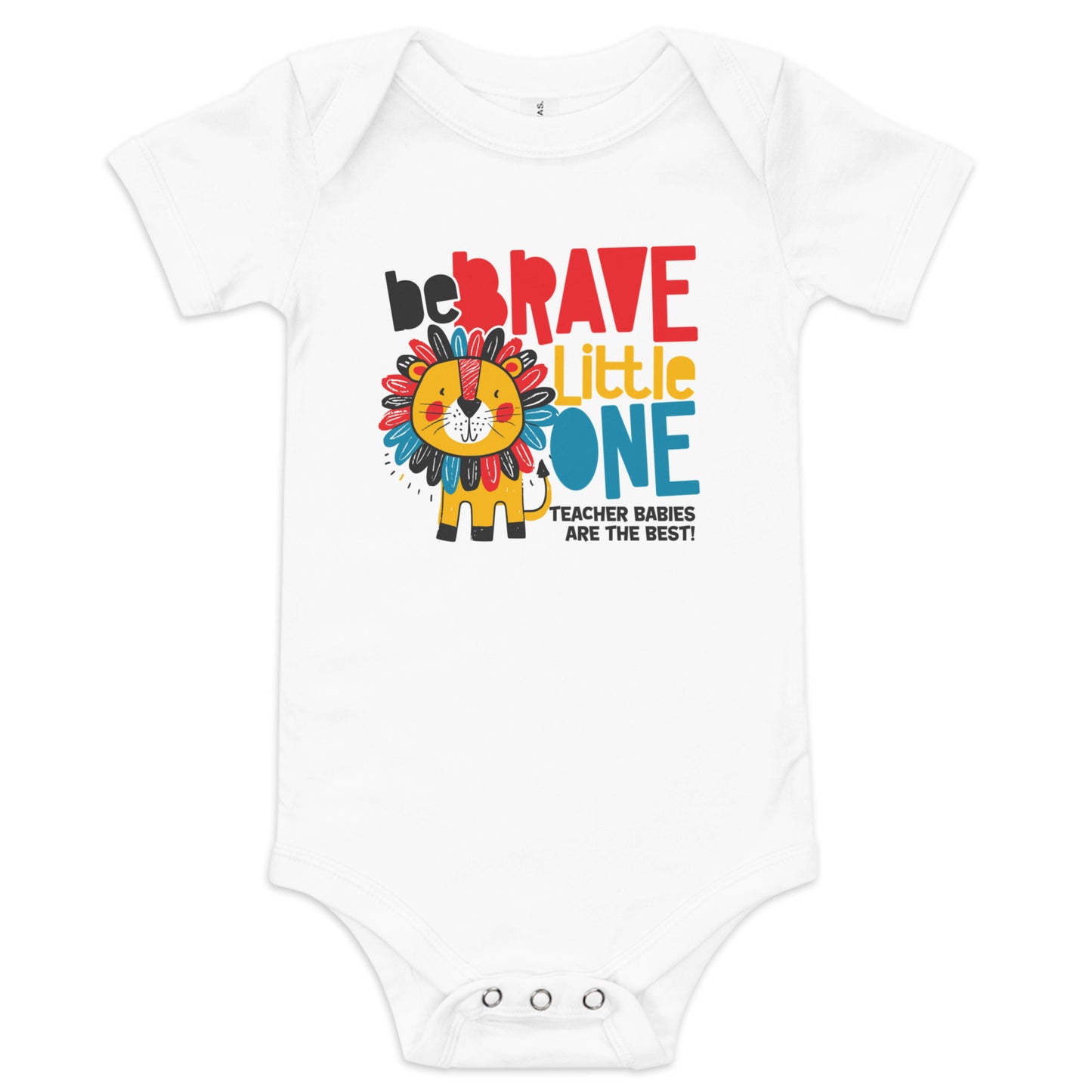 Kurzärmliger Baby-Einteiler Be Brave Little One