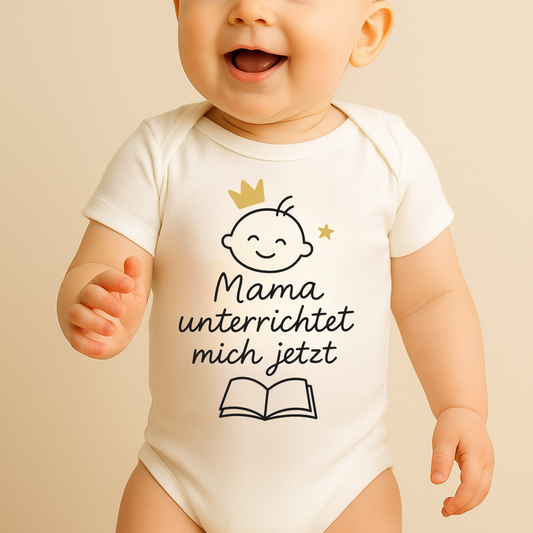 Baby Strampler Mama Unterrichtet Mich Jetzt