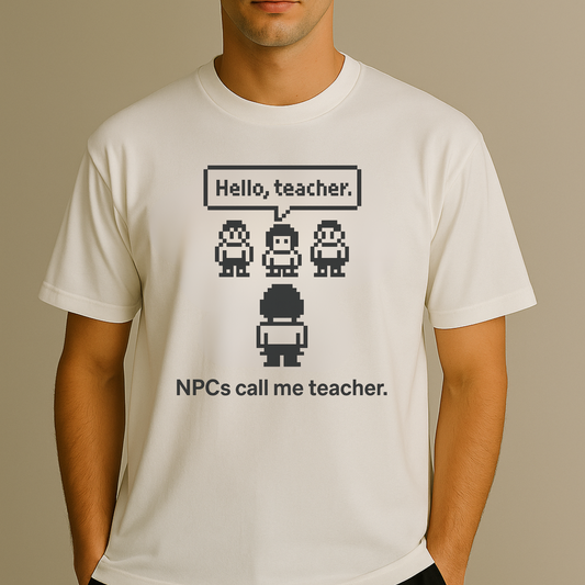 T-Shirt NPC's Call Me Teacher