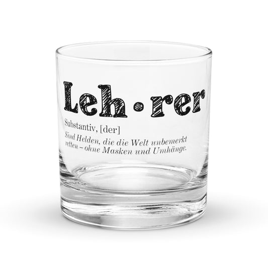 Whiskey-Glas Lehrer 2