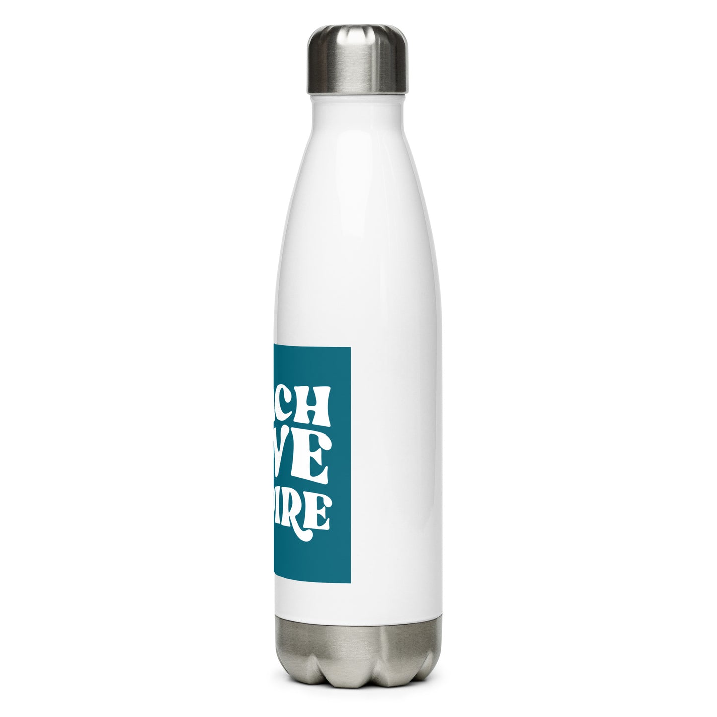 Edelstahl Trinkflasche Teach Love Inspire