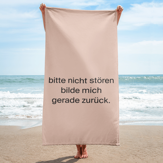 Badetuch Bitte Nicht Stören