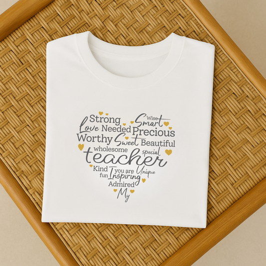 T-Shirt Teacher Heart