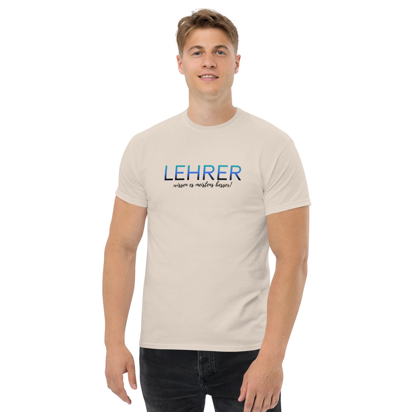 T-Shirt Lehrer Wissen Es Meistens Besser