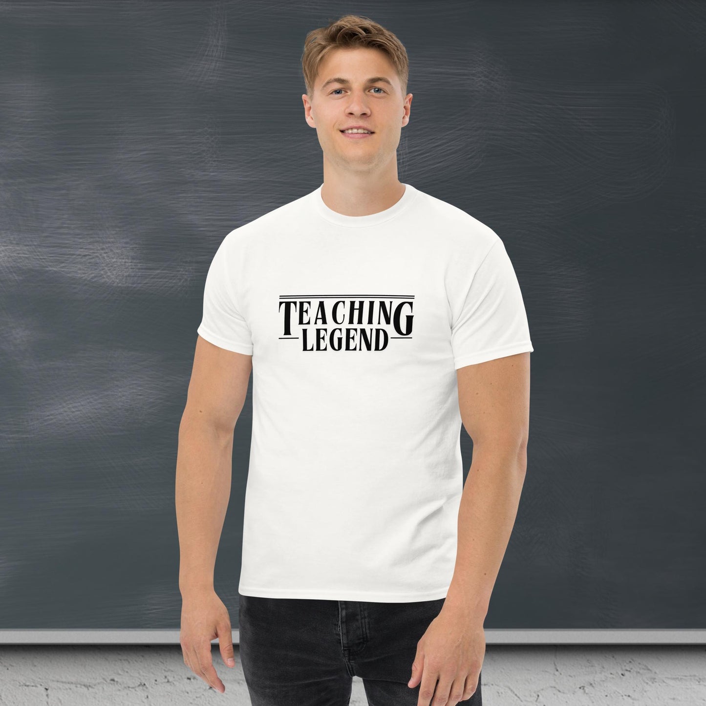 T-Shirt Teaching Legend Weiss