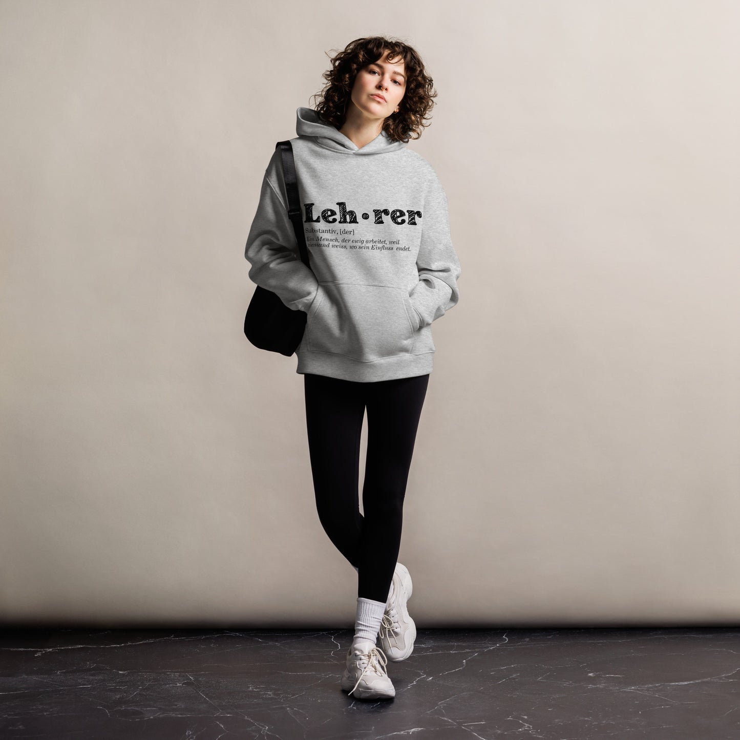 Oversized-Unisex-Hoodie Lehrer